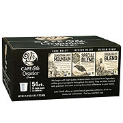 CAFE Olé Organics by H-E-B Sumatran Gayo Mountain, Special Blend & Breakfast Blend Coffee Single Serve Cups Variety Pack