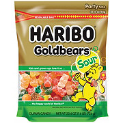 Haribo Sour Gold Bears Gummi Candy Resealable Bag