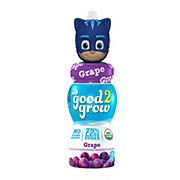 good2grow Organic Low Sugar Grape Juice Single Serve, Character Tops Will Vary