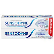 Sensodyne Extra Whitening Sensitive Toothpaste, 2 Pk