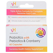 vH essentials Probiotics With Prebiotics & Cranberry Capsules