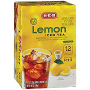 H-E-B Iced Tea Single Serve Cups - Lemon