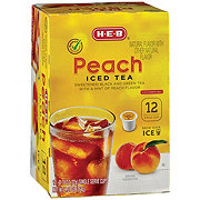 H-E-B Iced Tea Single Serve Cups - Peach