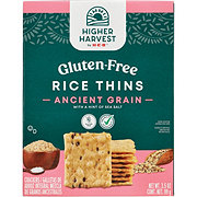Higher Harvest by H-E-B Gluten-Free Rice Thins – Ancient Grain