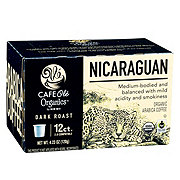 CAFE Olé Organics by H-E-B Dark Roast Nicaraguan Single Serve Cups