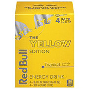 Red Bull The Yellow Edition Tropical Energy Drink 4 pk Cans