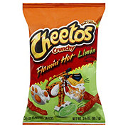 Cheetos Crunchy Flamin' Hot Limon Cheese Flavored Snacks