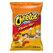 Cheetos Crunchy Flamin' Hot Limon Cheese Flavored Snacks - Shop Chips at  H-E-B