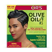 Organic Root Stimulator Olive Oil New Growth Hair Relaxer, Normal