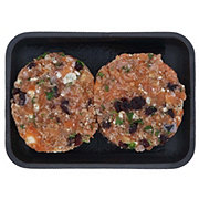 H-E-B Fish Market Salmon Burger Patties - Cranberry Gorgonzola