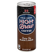 High Brew Coffee Dairy Free Black & Bold