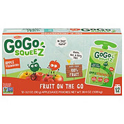 GoGo squeeZ Applesauce Pouches - Apple & Strawberry