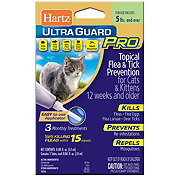 Hartz Ultra Guard Pro Flee and Tick Drops For Cats Over, 5lbs