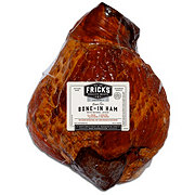 Frick's Fully Cooked Bone-in Hardwood-Smoked Super Trim Whole Ham