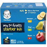 Gerber My 1st Fruits Starter Kit - Banana Pear & Apple