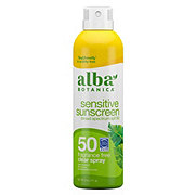 Alba Botanica Sensitive Sunscreen Clear Spray SPF 50 