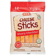 H-E-B Sharp Cheddar Cheese Sticks