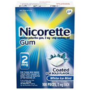Nicorette Nicotine Gum Stop Smoking Aid - 2 mg