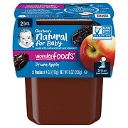 Gerber Natural for Baby Wonderfoods 2nd Foods - Prune & Apple