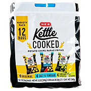 H-E-B Kettle Cooked Potato Chips Variety Pack 1 oz Bags