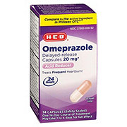 H-E-B Omeprazole Delayed Release Acid Relief Tablets – 20 mg
