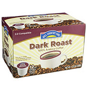 Hill Country Fare Dark Roast Single Serve Coffee Cups