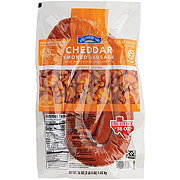 Hill Country Fare Smoked Sausage Links - Cheddar - Texas-Size Pack