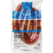 Hill Country Fare Beef Smoked Sausage Links - Texas-Size Pack