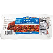 Hill Country Fare Beef Smoked Sausage Links