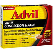 Advil Sinus Congestion and Pain Relief