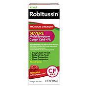 Robitussin Max Strength Severe Multi-Symptom Cough Cold + Flu Liquid