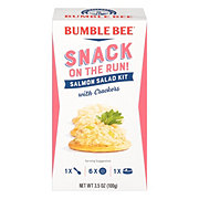 Bumble Bee Snack on the Run! Salmon Salad with Crackers
