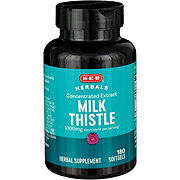H-E-B Herbals Milk Thistle Extract Capsules - 1,000 mg