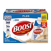 BOOST Plus Complete Nutritional Drink Drink - Very Vanilla, 12 pk