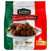 COOKED PERFECT Fully Cooked Frozen Meatballs - Italian Style