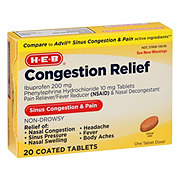 H-E-B Congestion Relief Coated Tablets