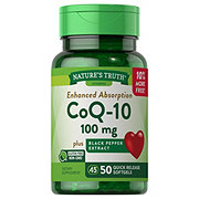 Nature's Truth Enhanced Absorption CoQ-10 100 mg Quick Release Softgels