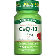 Nature's Truth Enhanced Absorption CoQ-10 100mg Quick-Release Softgels