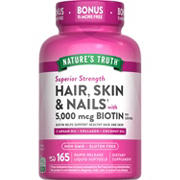 Nature's Truth Hair, Skin & Nails with 5,000 mcg Biotin