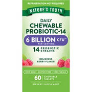 Nature's Truth Daily Probiotic-14 Chewable Tablets - Berry Flavor