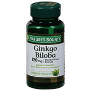 Nature's Bounty Ginkgo Biloba Capsules - 120 mg