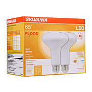 Sylvania BR30 65-Watt Dimmable LED Flood Light Bulbs - Soft White