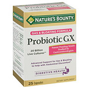 Nature's Bounty Gas & Bloating Formula Probiotic GX Capsules