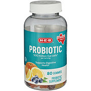 H-E-B Probiotic Gummies – 500 million CFUs