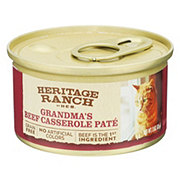 Heritage Ranch by H-E-B Grain-Free Wet Cat Food - Grandma's Beef Casserole Pate
