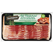 Smithfield All Natural Hickory Smoked Thick Cut Uncured Bacon