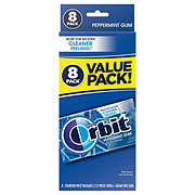Orbit Sugar Free Chewing Gum Value Pack - Peppermint, 8 Pk
