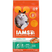 IAMS Proactive Health Adult Indoor Weight Control & Hairball Care Dry Cat Food - Chicken & Turkey Cat Kibble