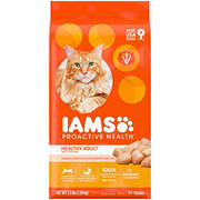 IAMS Proactive Health Adult Indoor Weight Control & Hairball Care Dry Cat Food - Chicken & Turkey Cat Kibble
