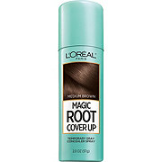 L'Oréal Paris Magic Root Cover Up Gray Concealer Spray, Medium Brown